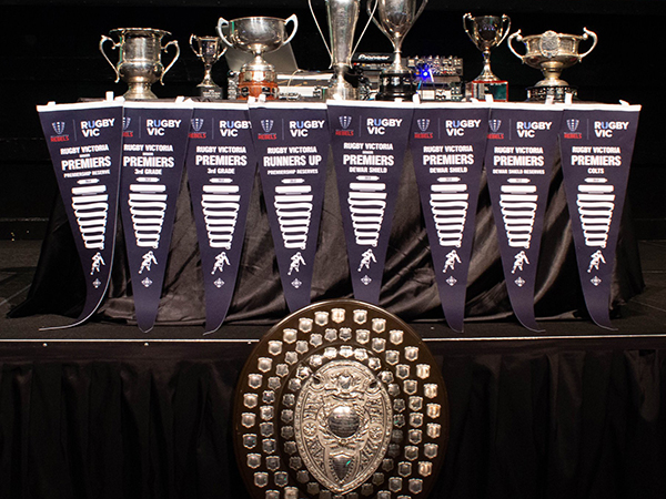 Melbourne Rugby Club Senior Trophy Cabinet 2018