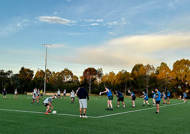 Melbourne Rugby Club Training