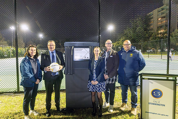 Official opening Orrong Romanis Reserve Sports Floodlighting