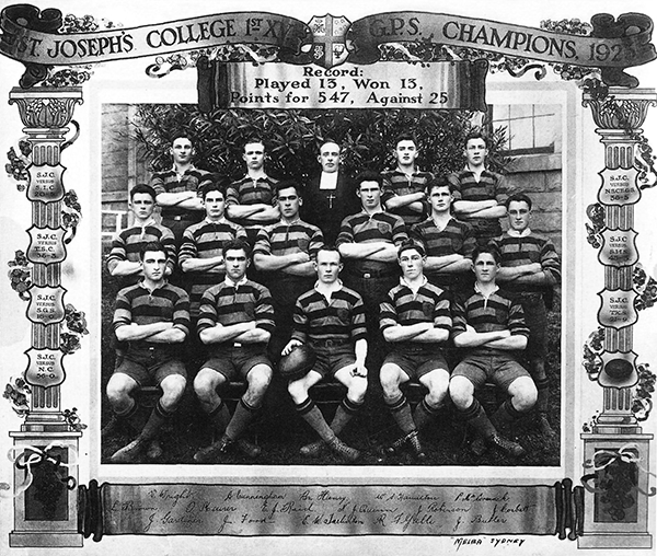 S.J.C Rugby 1st XV G.P.S. Champions 1923